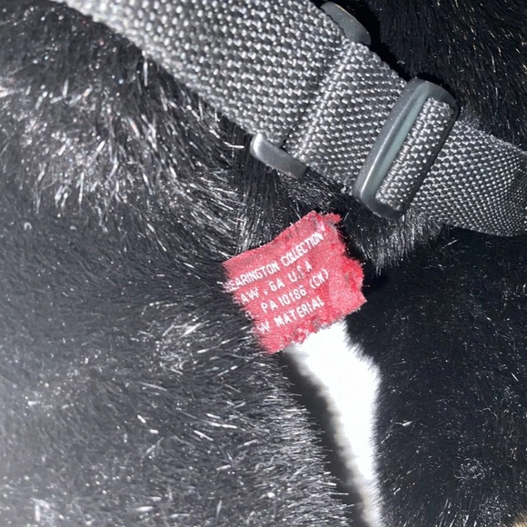 The Bearington Collection Back Pack Black Teddy 19” Bag Cute Fun RARE EU… - Picture 6 of 7